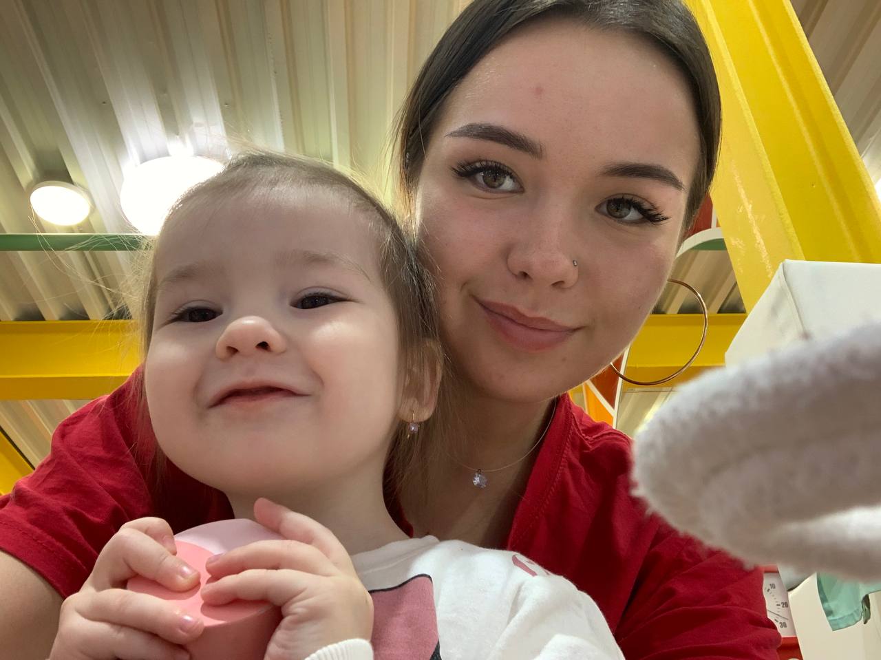 Лера с малышом